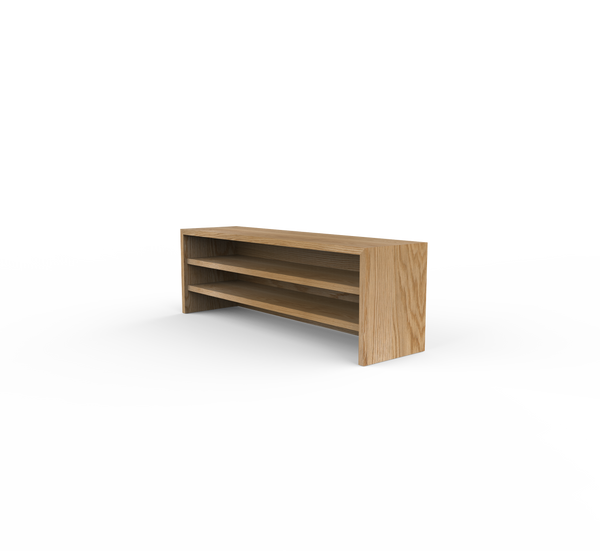 Waterfall Console (2 Shelf Closed)