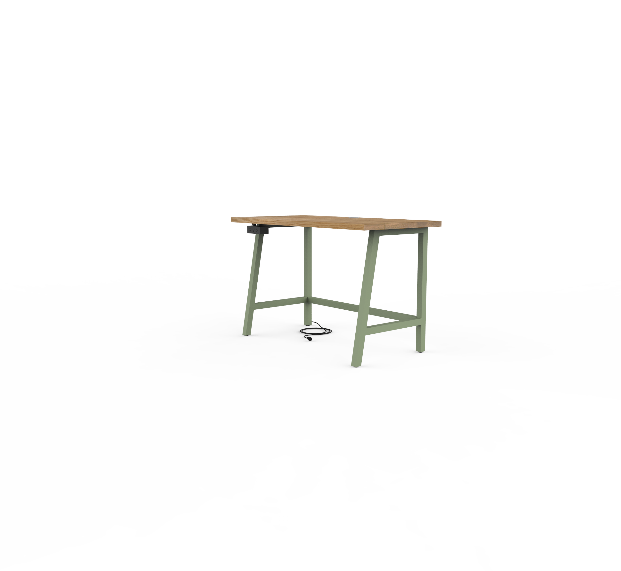 Stowe 150 Metal Desk Mountain Green