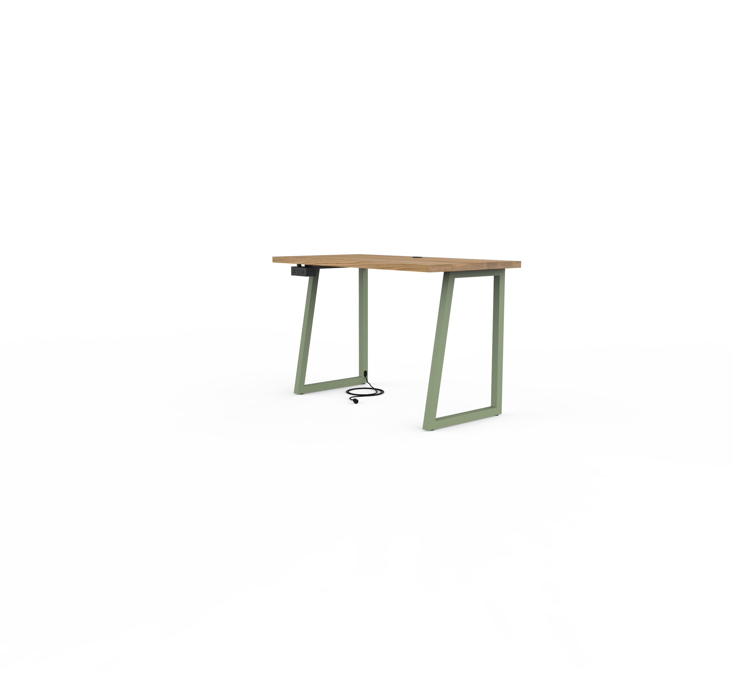 Bristol 150 Metal Desk Mountain Green