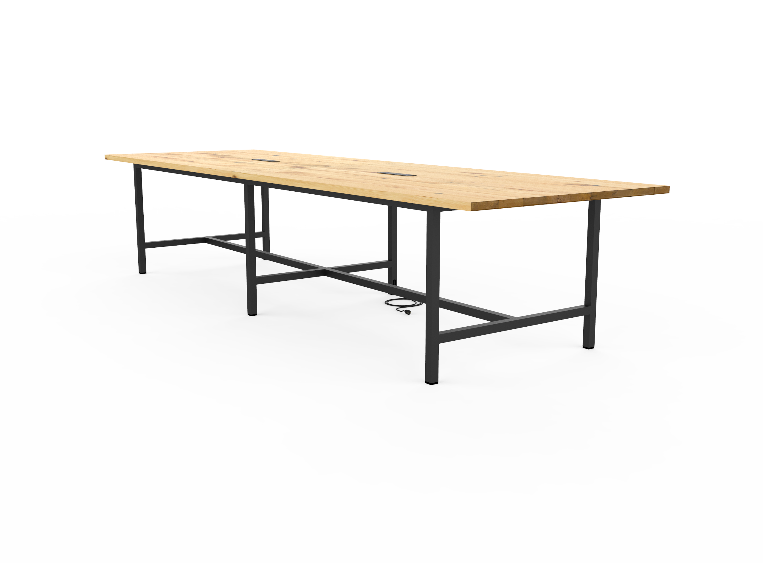 Vermont Farm Table Custom Wood Conference H150 003 Reclaimed Pine 