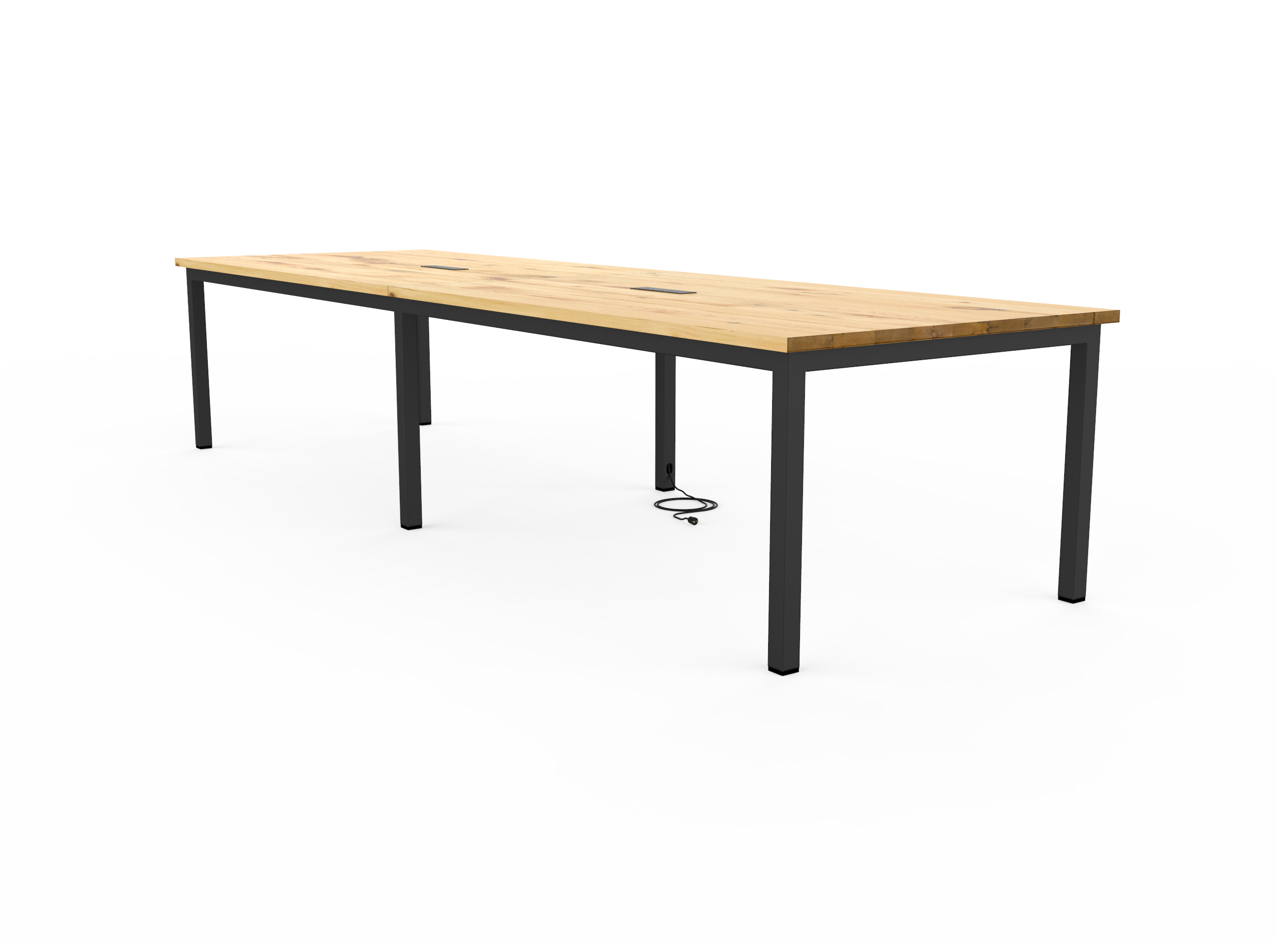 Vermont Farm Table Custom Wood Conference S200 003 Reclaimed Pine 